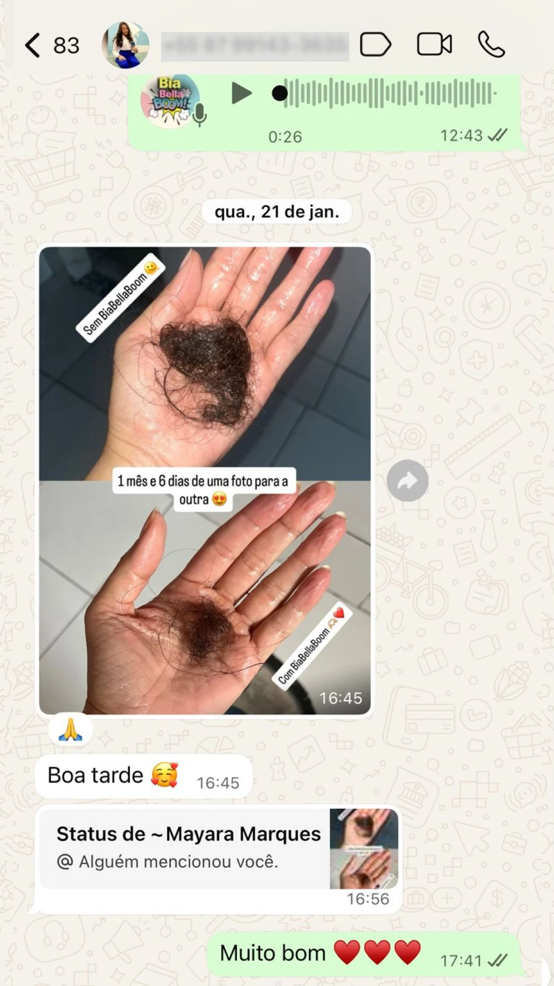 Depoimentos BiaBella Boom